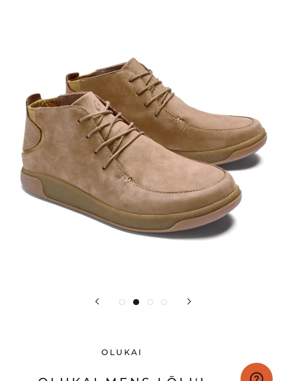 OluKai Men's Brown Chukka Boots brand new SIZE 12